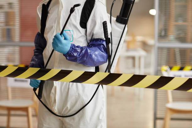 Professional Biohazard Cleanup technician working in Clarksville, AR